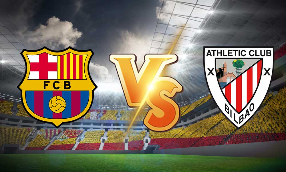 اهداف مباراة أتلتيك بلباو و برشلونة بث مباشر بتاريخ 06-01-2021 الدوري الاسباني