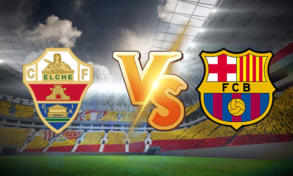 أهداف مباراة ألتشي و برشلونة بث مباشر بتاريخ 24-01-2021 الدوري الاسباني