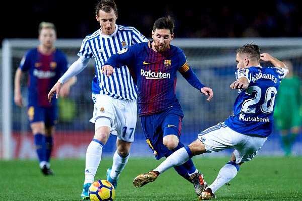 موعد مباراة برشلونة وريال سوسييداد في الدوري الإسباني والقنوات الناقلة