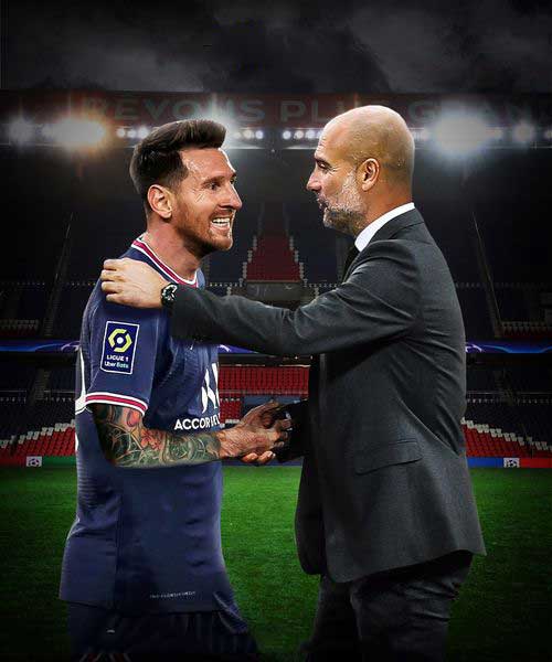 ليالي الأبطال تجمع ميسي بالأب الروحي مجددا