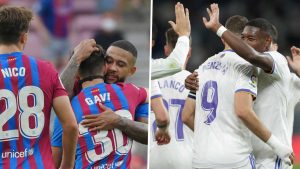 تشكيلة برشلونة و ريال مدريد في كلاسيكو الأرض