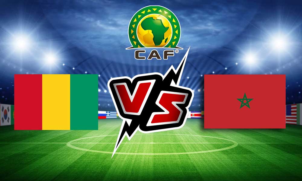 مشاهدة مباراة غينيا و المغرب بث مباشر Guinea vs Morocco