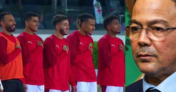 لقجع غاضب من “ضحك” بعض اللاعبين أثناء عزف النشيد الوطني