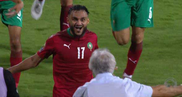 المغرب يخطف الفوز في الدقائق الأخيرة بأقدام بوفال
