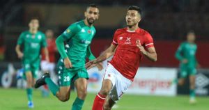الأهلي المصري يفوز ذهاباً على الرجاء الرياضي المغربي بهدفين مقابل هدف
