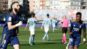 كورتوا يُقرب ريال مدريد خطوة واحدة من لقب الليجا