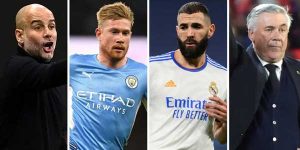 موعد مباراة مانشستر سيتي و ريال مدريد في دوري أبطال أوروبا 2021-22 والقنوات الناقلة
