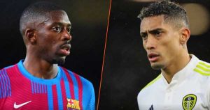 برشلونة ينهي عقد عثمان ديمبيلي الجديد مع الموافقة على شروط رافينها أيضًا.