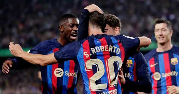 برشلونة يدك شباك أتليتك بيلباو برباعية في الدوري الإسباني