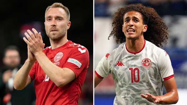 موعد مباراة تونس والدنمارك في كأس العالم 2022 والقنوات الناقلة